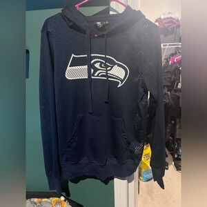 Seattle Seahawks Navy Blue Hoodie